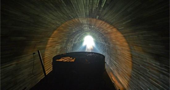 Тоннель «Половинный» Кругобайкальской железной дороги